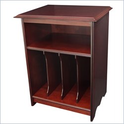 Crosley Radio Corydon Media Storage End Table in Cherry