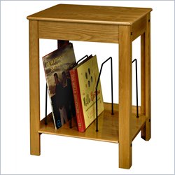 Crosley Radio Danville Media Storage End Table in Oak Best Price