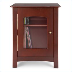 Crosley Radio Williamsburg Media Storage End Table in Cherry