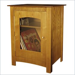 Crosley Radio Williamsburg Media Storage End Table in Oak