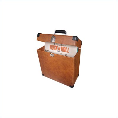 Crosley Radio Record Carrier Case in Tan