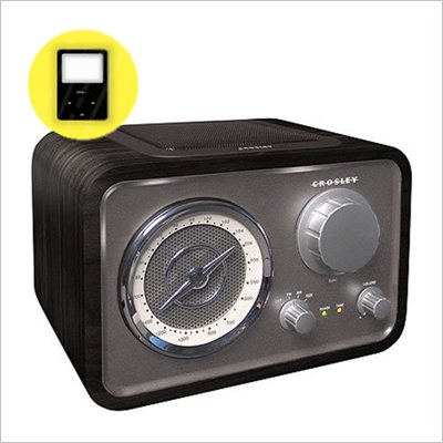 Crosley Radio Retro Portable Radio Solo in Black