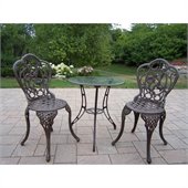 Oakland Living Hummingbird 3-Piece Bistro Set