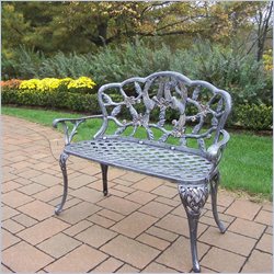 Oakland Living Hummingbird Loveseat-Antique Bronze