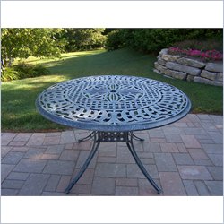 Oakland Living 48 Capital Round Table with Cast Top