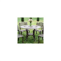 Oakland Living 42 Round Table with Cast Top