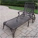 Oakland Living Mississippi Chaise Lounge in Antique Bronze