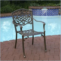 Oakland Living Mississippi Fully Welded Arm Chair