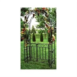 Oakland Living Arbor with Gate and Base