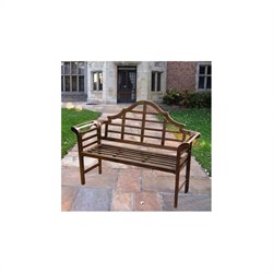 Oakland Living Antique Bronze King Louis Outdoor Patio Bench