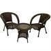 Oakland Living Resin Wicker 3-Piece Set