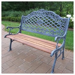 Oakland Living Mississippi High Back Bench