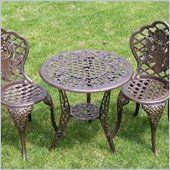Oakland Living American Eagle 3-Piece Bistro Set in Antique Bronze