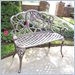 Oakland Living Hummingbird Loveseat in Antique Bronze