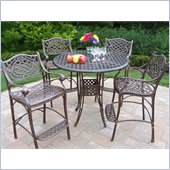 Oakland Living Elite Mississippi 42 Inch 5 Piece Bar Set
