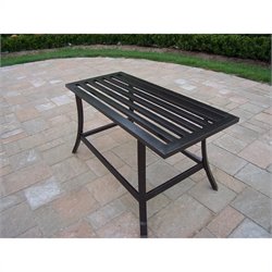 Oakland Living Rochester Coffee Table in Hammer Tone Bronze Finish