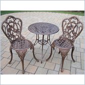 Oakland Living Hummingbird 3pc Bistro Set