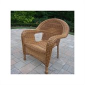 Oakland Living Resin Wicker Arm Chair