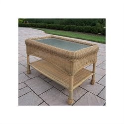 Oakland Living Resin Wicker Coffee Table