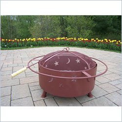 Oakland Living Star and Moon Fire Pit