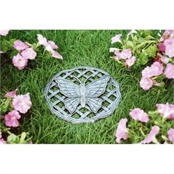 Oakland Living Stepping Stone Butterfly in Antique Pewter