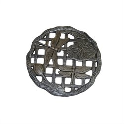 Oakland Living Stepping Stone Dragonfly in Antique Pewter