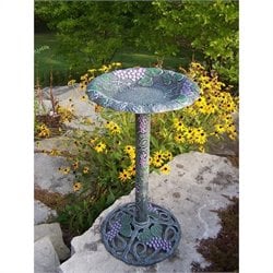 Oakland Living Vineyard Bird Bath in Verdi Purple