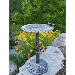 Oakland Living Sunflower Butterfly Bird Bath