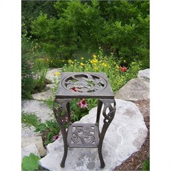 Oakland Living Hummingbird Table Plant Stand in Antique Bronze