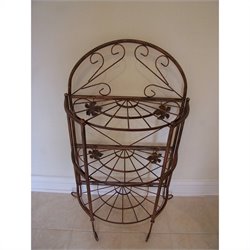 Oakland Living Sundance Bakers Rack in Antique Bronze