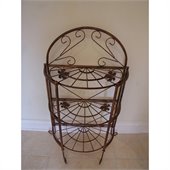 Oakland Living Sundance Bakers Rack in Antique Bronze 