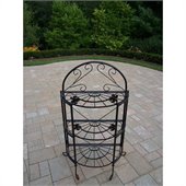 Oakland Living Sundance Bakers Rack in Black