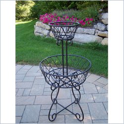 Oakland Living Two Tier Basket Planter