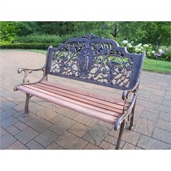 Oakland Living Golfer Bench in Antique Bronze