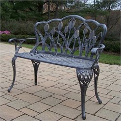 Oakland Living Tulip Loveseat Bench