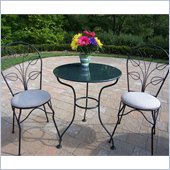 Oakland Living Leaf 3pc Bistro Set