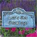 Oakland Living Garden Marker Lets Get Growing in Antique Pewter