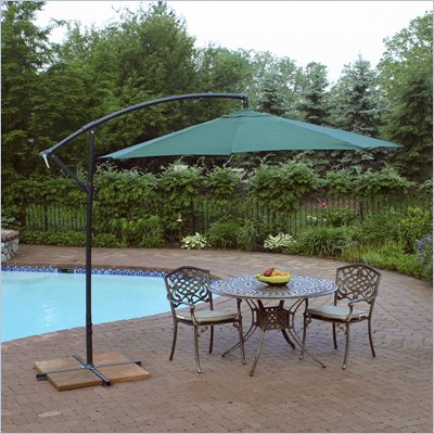 Oakland Living 10' Hexagonal Cantilever Patio Umbrella