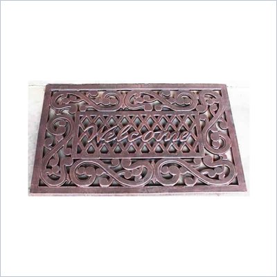 Oakland Living Antique Bronze "Welcome" Doormat