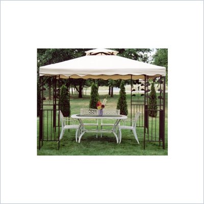 Oakland Living Deluxe Gazebo with Cover