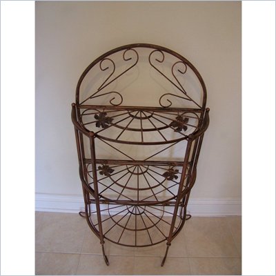 Oakland Living Sundance Bakers Rack in Antique Bronze 