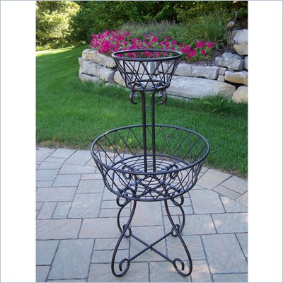 Oakland Living Two Tier Basket Planter