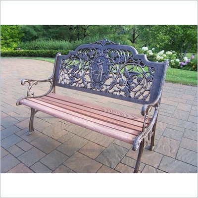 Oakland Living Golfer Bench in Antique Bronze