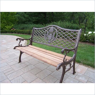 Oakland Living American Eagle Bench