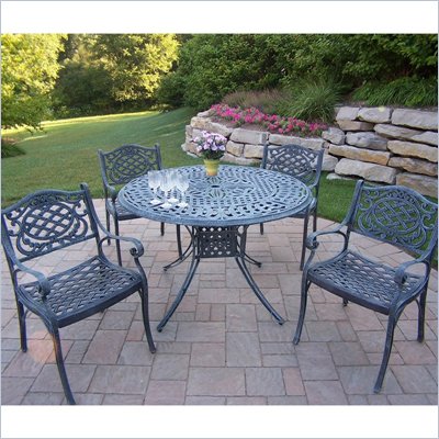 Oakland Living Capitol 48 Inch Mississippi 5pc Dining Set