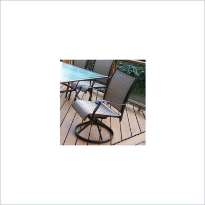 Oakland Living Cascade Sling Swivel Rocker (Set of 2)