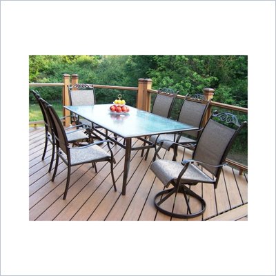 Oakland Living Cascade 7-Piece Outdoor Sling Set