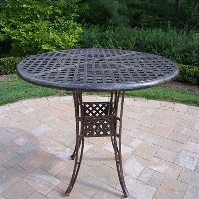 Oakland Living Elite 42 Inch Bar Table in Antique Bronze Finish