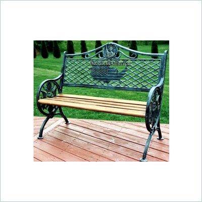 Oakland Living God Bless America Bench
