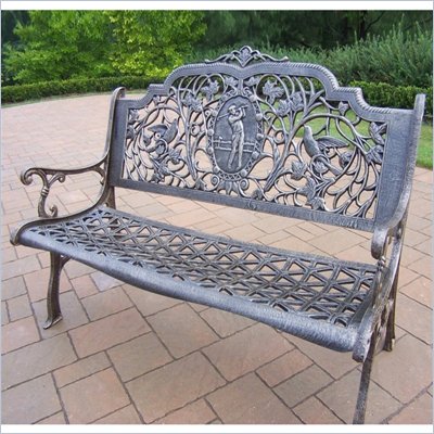 Oakland Living Golfer Bench in Antique Bronze